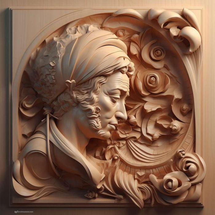 نموذج ثلاثي الأبعاد لآلة CNC 3D Art 